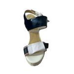 Geox  Respira Janira Wedge Sandals Black Patent NIB Women’s Size 9 Photo 3