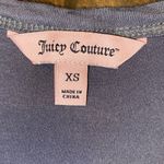 Juicy Couture Cut-out V-neck T-shirt in Sparkle Grey - size XS Photo 2