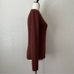 Koton Burgundy Metallic Crewneck Long Sleeves Sweater Photo 4