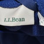 L.L. Bean Women's 1/4 Zip Pullover Fleece Top Blue XL Extra Large Mock Neck Photo 4