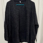 White Birch  Dark Gray Crew Neck Sweater Photo 0