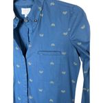 Alternative  bike print LONG SLEEVE BUTTON FRONT shirt MINI dress SMALL Photo 5