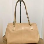 Coach Madison Madeline East/West Satchel Bag Tan Leather Photo 2