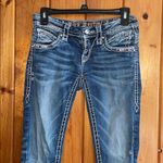 Rock Revival  Blue Skinny Jeans with White Stitching may jeans size 26 women’s Photo 2