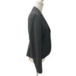 Calvin Klein  Dark Gray Fully Lined 2 Button Crop Blazer Academia Career Wear 6 Photo 4
