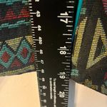 Vintage Adobe Rose Bolero Jacket Southwestern Aztec Print Women's Multicolor M Black Size M Photo 5