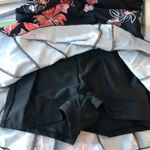 Womens Swimdress Romper Built in Shorts Removable Cups Floral Black Pink L Size L Photo 3