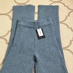 4th & Reckless LIRIA KNIT TROUSER, split hem, slate blue Pants, size XS Photo 2