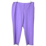Kasper  New Dress Pants Straight Leg Flat Front Lavendar Women’s Plus Size 22W Photo 2