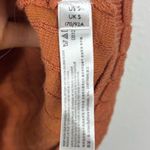 Free People Beach Small Short and Sweet Burnt Orange Knit Mini Dress Button Back Photo 8