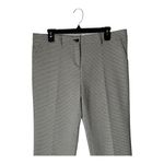 Etro Pants Women 10 Black Ivory Jacquard Geometric Print Trousers Luxury Preppy Photo 2