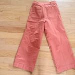 Madewell  Tall Emmett Wide-Leg Crop Pants: Button-Front Edition Salmon Color 27T Photo 7