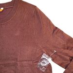 Modcloth Womens Button Detail Pullover Tunic Sweater High Low Brown Medium Photo 6