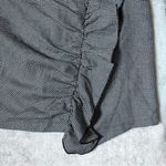 Forever 21  Black and White Houndstooth Print Ruffle Mini Skirt Photo 2