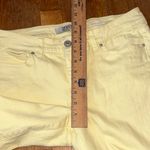Vintage‎ America Boho Crop Jeans Butter Yellow Size 8 Photo 7