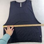 Lululemon Sz 12 Breeze By Muscle Tank Top II Midnight Navy Blue Relaxed Seamless Photo 7