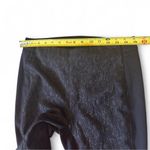 White House | Black Market The Skinny Pants 4 Black Tonal Jacquard Filigree Knit Photo 4