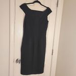 Tadashi Shoji Black Off Shoulder Dress size M Photo 4