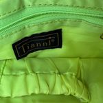 Tiannl Pink and Green Top Handle Bag Photo 3