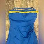 Source Unknown Women’s Blue Around the Neck One Piece Photo 2