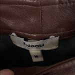 Miaou Chocolate Brown Junior Vegan Leather Pants Size M Photo 6