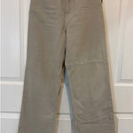 Levi's  High Loose Wide Leg Jeans‎ Premium Quality Denim Beige Size 25 Photo 0