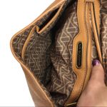 Big Buddha | Brown Braided Overlay Crossbody Bag Photo 4