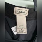 LL Bean Skirt Women 8 Black Skort Mini Wrap Golf Tennis Stretch Hiking Outdoor Photo 6