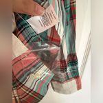 Talbots  Women Plaid Shirt Long Sleeve Large 100% Cotton NWT Preppy Fall Casual Photo 4