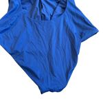 Becca  by Rebecca Virtue Blue One Piece Swimsuit Swim Wear Ruffle Size Medium Photo 5