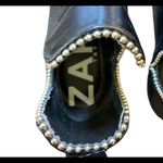 ZARA #300  black studded cut out ankle booties Photo 4