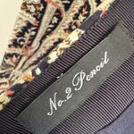 J.Crew  Black and Cream Paisley Skirt women’s size 8 Photo 5