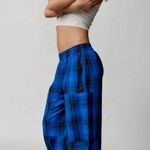 BDG Blue and Black Mae Flannel Pants Size XS Photo 4
