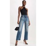 Reformation Abby High Rise Straight Jeans in "Galway", Size 28, NWT Photo 1