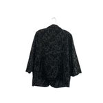 Dress Barn  Women's Black Rose Blazer Photo 1