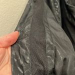 Zyia Active Black Slick Leopard Print Bomber Jacket | Size Small Photo 6