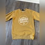 Ole Smoky Tennessee Moonshine Sweatshirt Crewneck Yellow Tan Smoky Mts Size S M Size M Photo 2