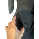 Loft Ann Taylor Black Long Sleeve Drawstring Waist T-Shirt Dress Women Sz 6 Photo 10