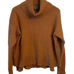 Anthropologie  Viscose Wool Mustard Rust Knit Chunkie Oversized SZ S #1726 Photo 0