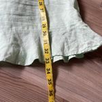 & Other Stories & Other Stories Linen Flounced Hem Mini Dress Mint Green Size 8 (Euro 38) Spring Photo 8