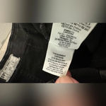 Free People  high waist cropped bootcut jeans pull on black wash comfy size 28 Photo 7