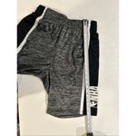 Nba Men’s Black Gray Athletic Basketball Shorts Size Medium Logo Side Stripes Photo 5