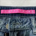 Tinseltown  Denim Couture Blue Distress Jean Shorts Photo 2