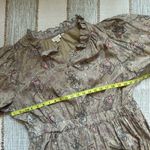 Anthropologie Let Me Be Celeste Fish Print Peasant Puff Sleeves Mini Dress 14 Photo 8