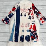 Maeve ANTHROPOLOGIE Anthousai Floral swing sweater dress Photo 2