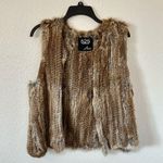 525 America classic fur vest Sz large Photo 2