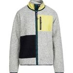 Tory Burch Sport Sherpa Fleece Colorblock Jacket Photo 0