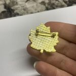 10th Year Falling Leaf Rally Brooch 1985 Tack Pin For BMW MOTORCYCLE CLUB Red Photo 8