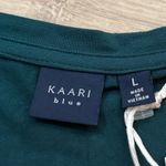 Kaari Blue NWT  Belk Long Sleeve Swing Tee | Dark Teal Green | Large Photo 4