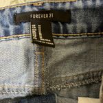 Forever 21 Cherry Embroidered Denim Skirt Photo 2